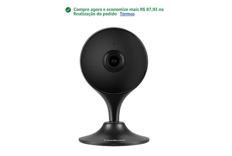 Câmera Inteligente Interna Compatível c/ Alexa Wi-fi Full HD Intelbras