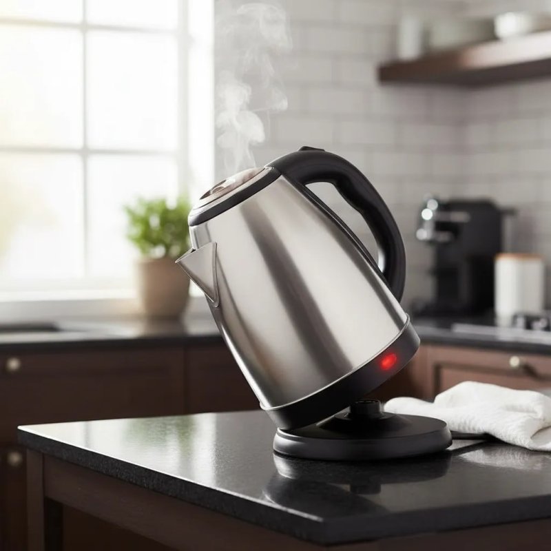 Chaleira Elétrica De Aço Inox E Planeta Tech 1,8L