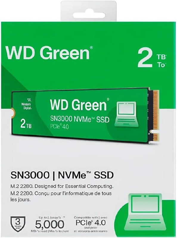 S200T4GOE Polar SSD NVMe PCIe Gen4 2TB M.2 para Jogos, Trabalho e Upgrade de PC/Notebook