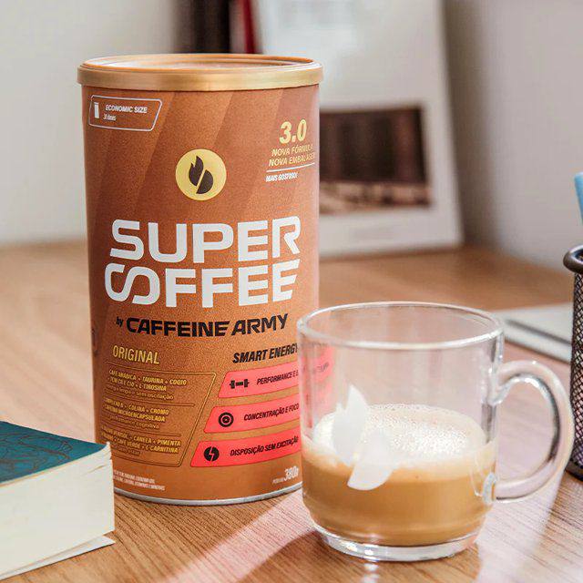 Supercoffee Tradicional 380g para Pré-Treino Beach Tennis