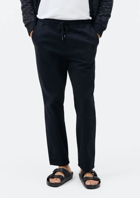 Calça Em Sarja Masculina Jogger Hering