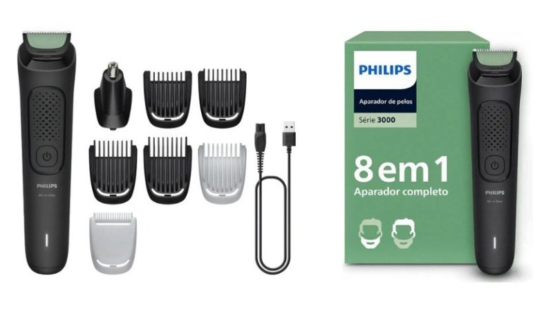 Aparador De Pelos Multigroom 8 Em 1 Philips