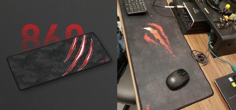 Havit Mouse Pad Grande 70 X 30 Cm Gamer, Hv-MP861, Cor preta