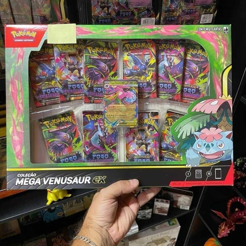 Box Pokémon Mega Venusaur Ex