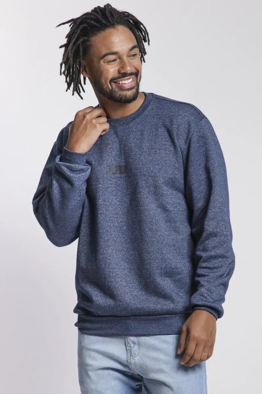 Moletom Gola Careca Casual Polo Wear