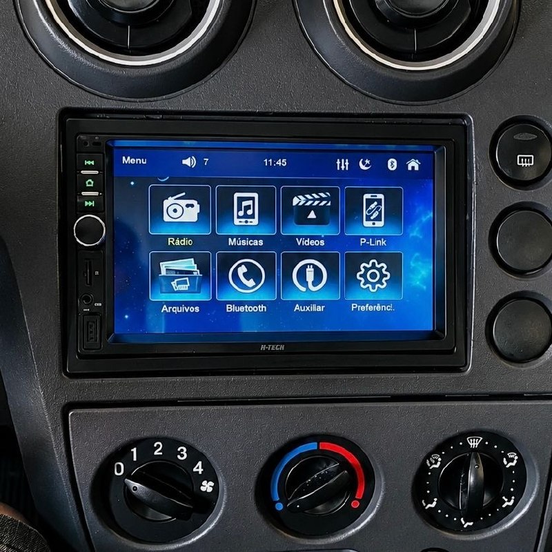 Multimídia 7 Polegadas Mp5 com Espelhamento Bluetooth Usb SD