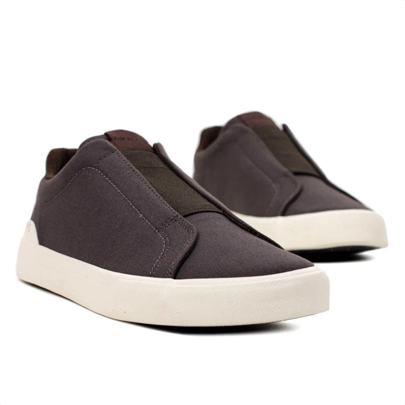 Tênis Aramis Easy Shadow Marrom Masculino Casual Slip On