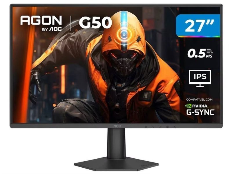 Monitor Gamer AOC AGON G50 27" 144Hz 0,5ms 27G50F