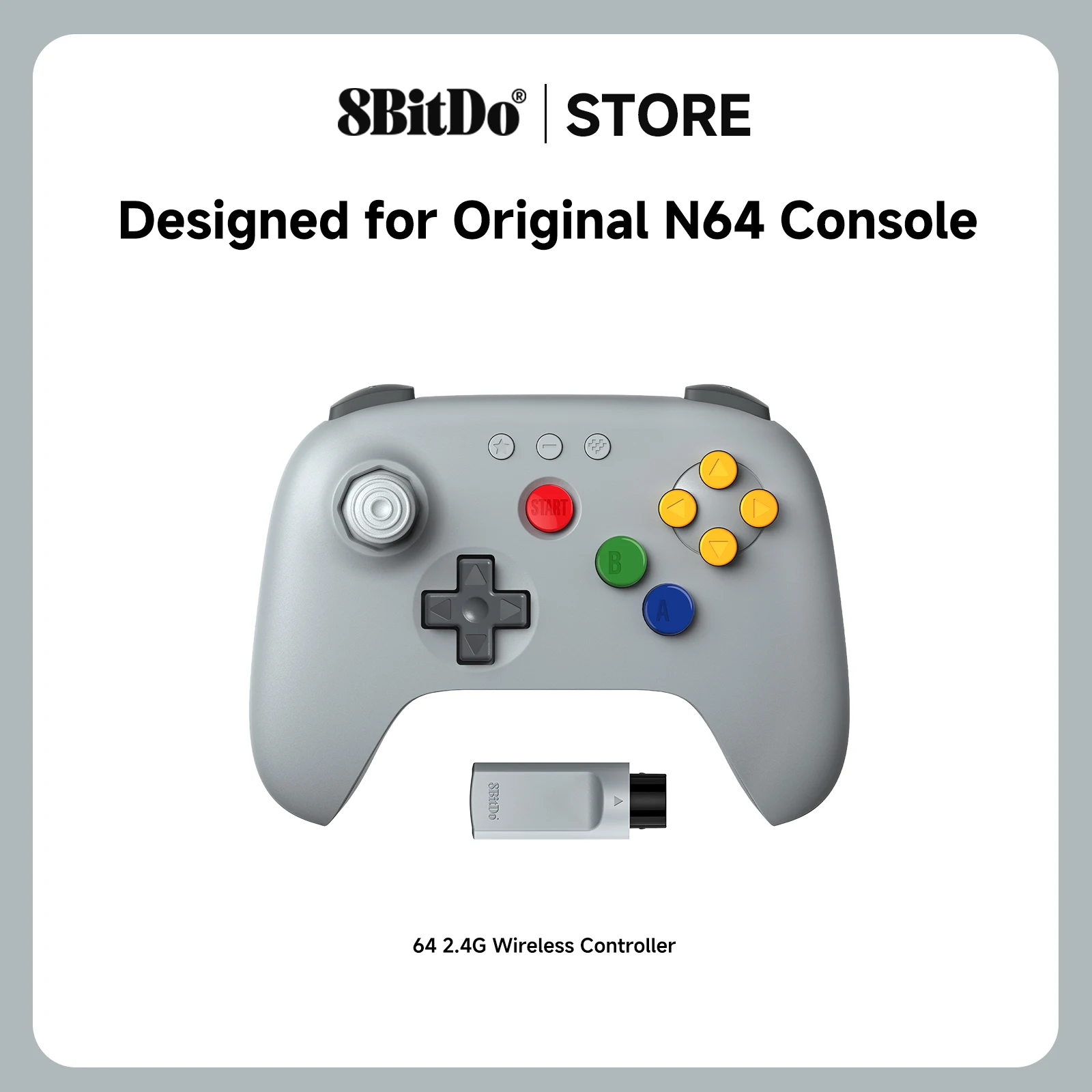 Controle 8BitDo Nintendo 64 Analogue 3D