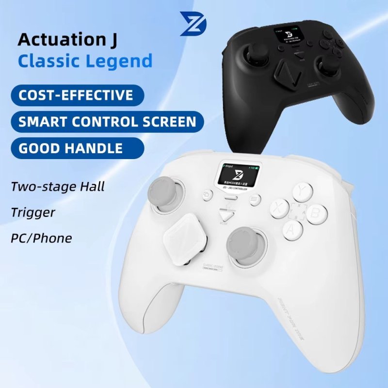 Controle ZD Classic Legend tela de controle LCD sem fio de 3 modos Dual Hall Trigger
