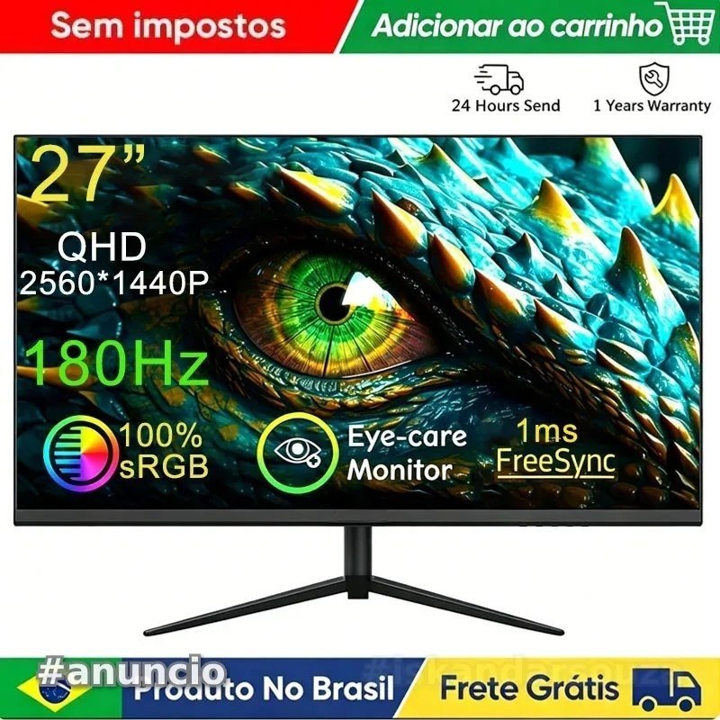 Monitor HOESD.a 2K 180Hz Gamer 27"