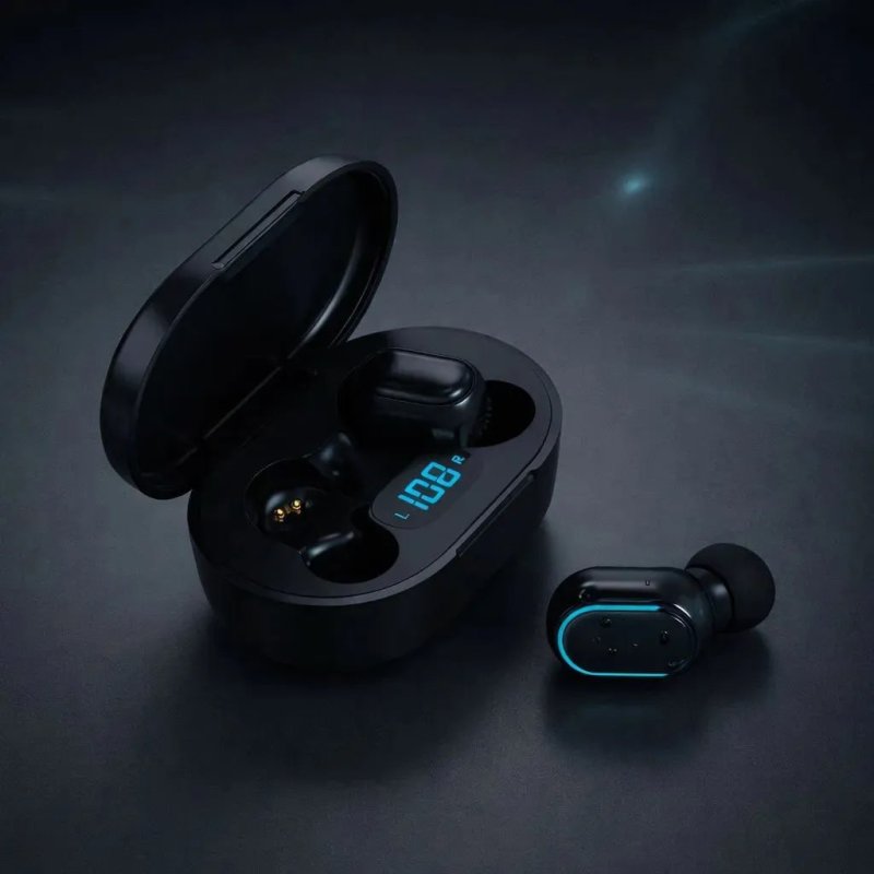 Fone de Ouvido Bluetooth Sem Fio com Visor Intra Auricular Estéreo
