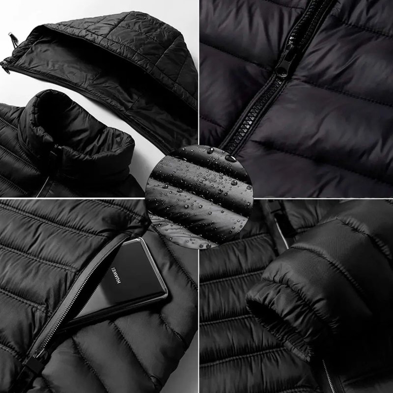 Jaqueta Masculina Puffer Bobojaco Nylon Frio Inverno Luxo