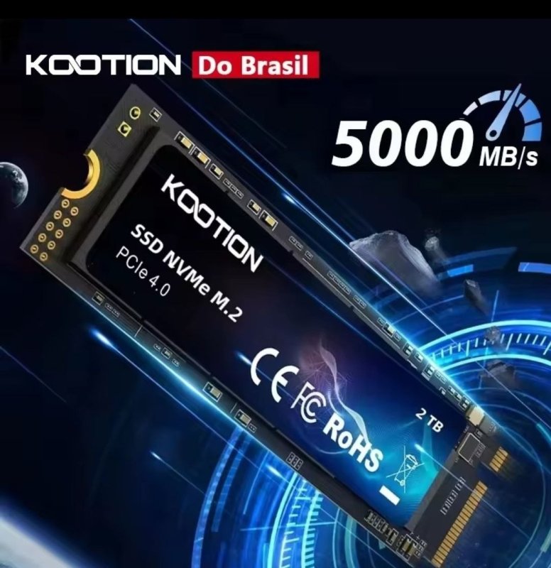 KOOTION Gen4 SSD NVMe 1TB PCIe 4.0x4 5000MB/S