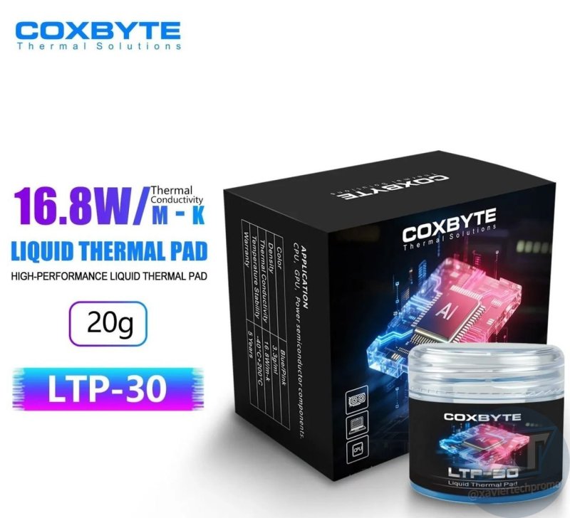 Thermal Putty CoxByte LTP-30 20G (Thermal Pad Líquido)