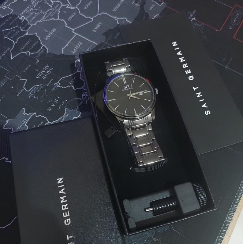 Relógio Saint Germain Chroma Black 42mm