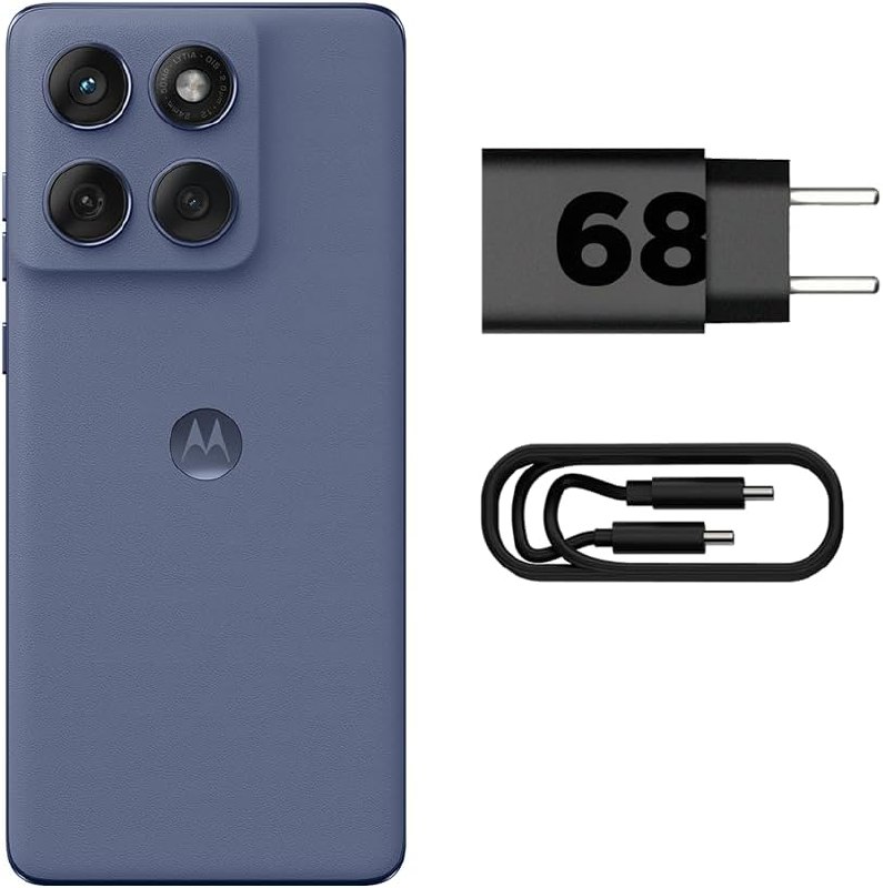 Smartphone Motorola Edge 60 Fusion 5G - 16GB (8GB RAM+8GB Ram Boost) 50MP Sony AI Camera IP68 NFC - Cinza