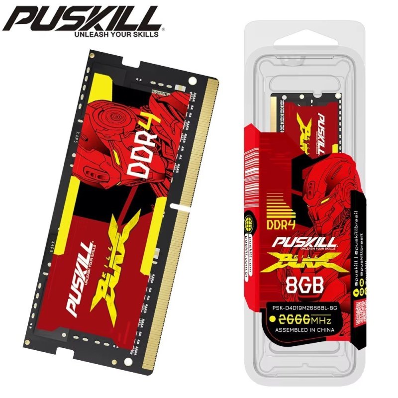 Memória RAM para notebook Puskill DDR4 8GB DDR4 3200MHZ