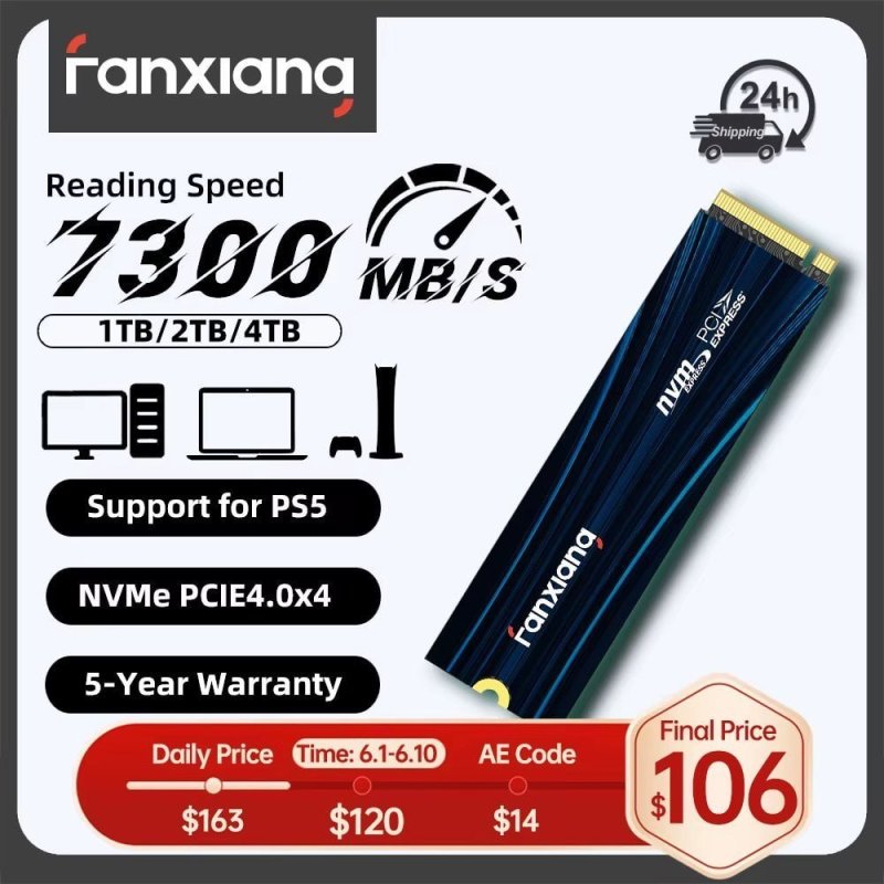 SSD Fanxiang 500GB 6300Mbs