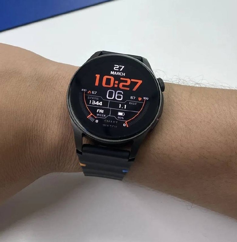 Relógio Smartwatch Aurafit Trek2 Com Gps, À Prova D'água