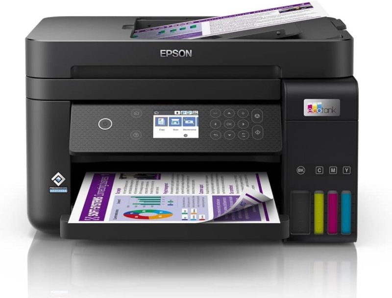 EPSON Multifuncional EcoTank L6270 - Wi-Fi Direct, ADF, Frente e Verso Automático - Preto