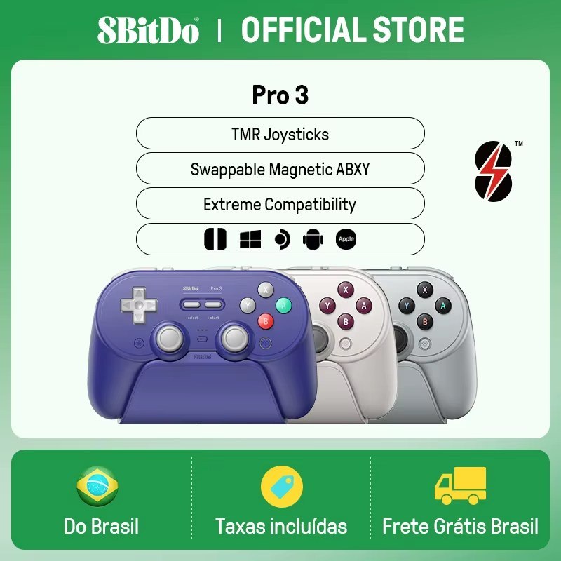 Controle 8BitDo Pro 3