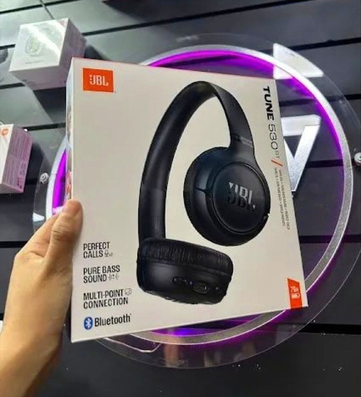 JBL Fone de Ouvido Bluetooth Tune 530 BT, Sem Fio, On Ear - Preto