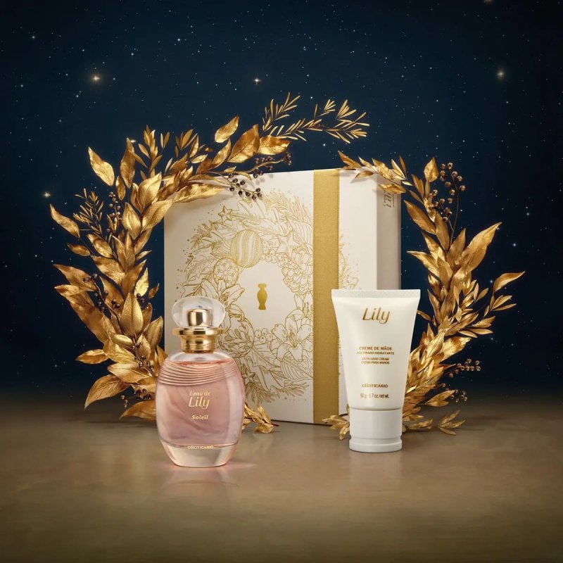 Kit Presente Lily Soleil do Boticário - Perfume Floral - 2 Itens