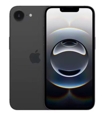 Apple iPhone 16 with 128GB, Black, 6.1", 48MP, iOS, 5G