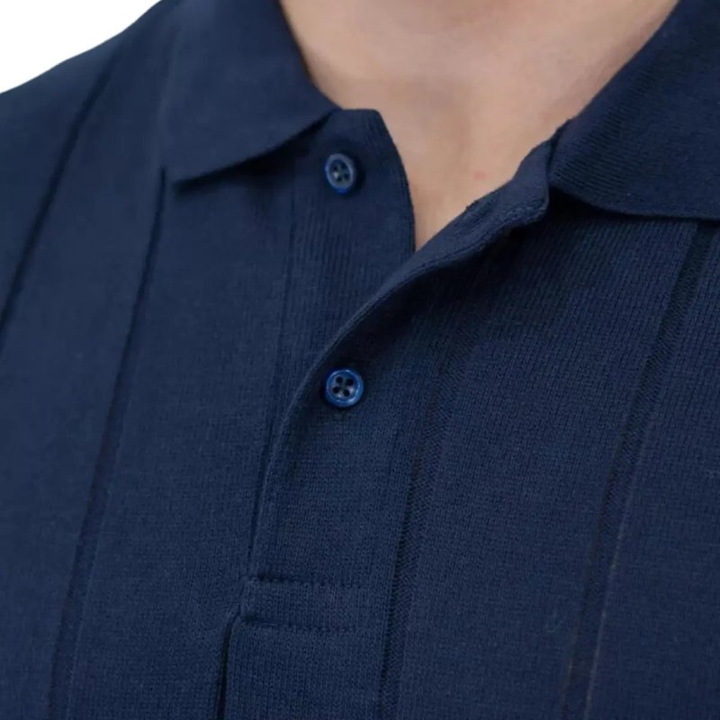 POLINHO OLD MONEY Camisa Polo Masculina Tricot Casual Canelada