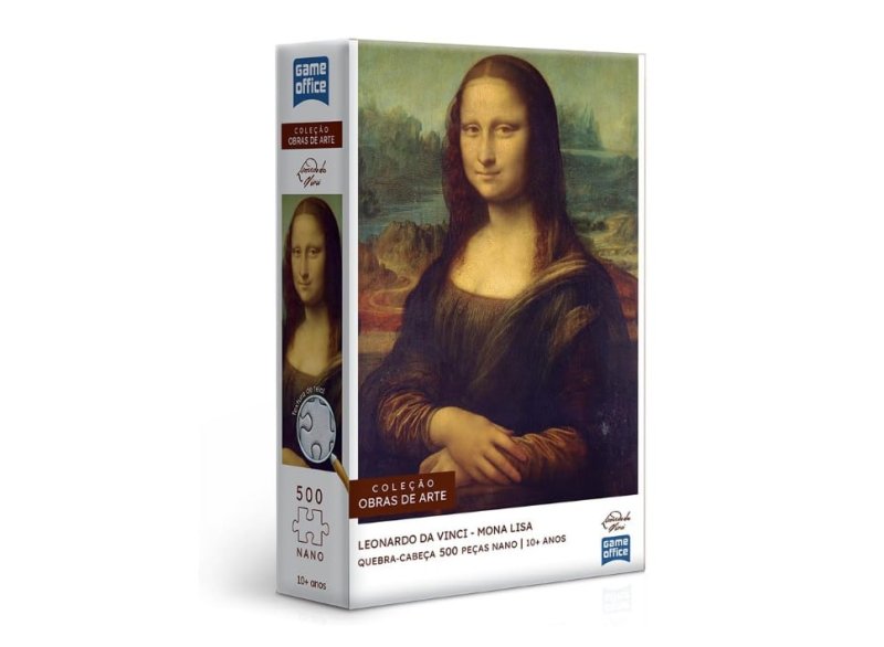 Quebra-Cabeça A Mona Lisa 500 Peças Nano