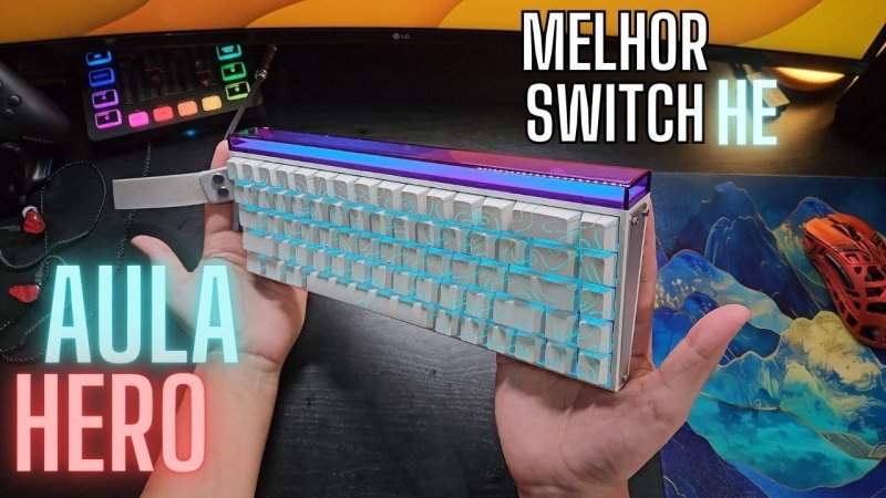Teclado Magnético Aula Hero 68 HE 8000Hz