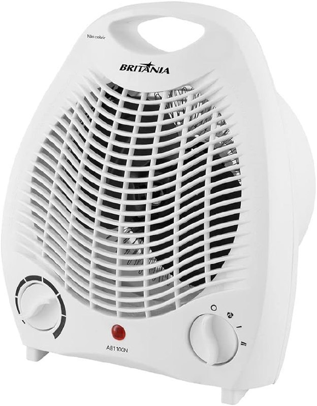 Aquecedor Elétrico 2 Em 1 Britânia 2000w Ab1100n 220v