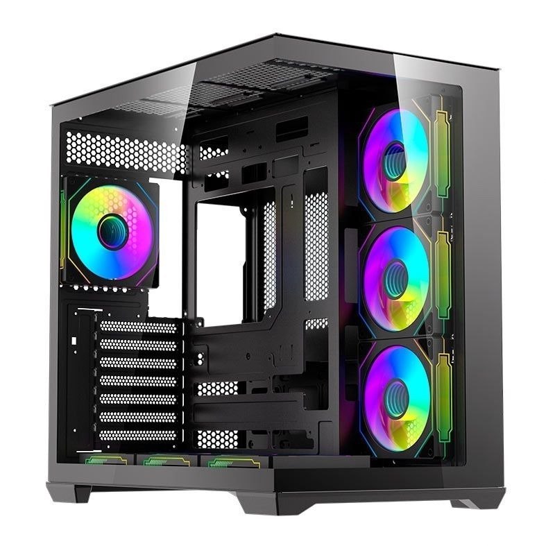 Gabinete Gamer Aigo DarkFlash C280, Mid-Tower, Lateral de Vidro