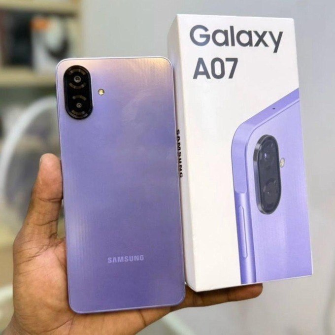 Celular Samsung Galaxy A07 256GB, 8GB, Câm. 50MP, Tela 6.7" - Violeta