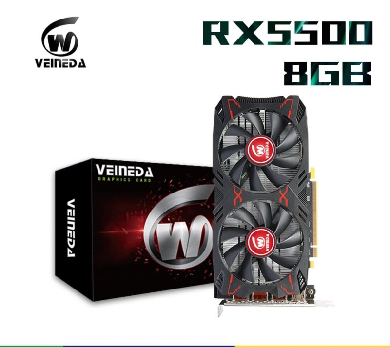 Placa Gráfica Veineda RX 5500 8GB GDDR6 128-Bit (PCI-E 4.0)