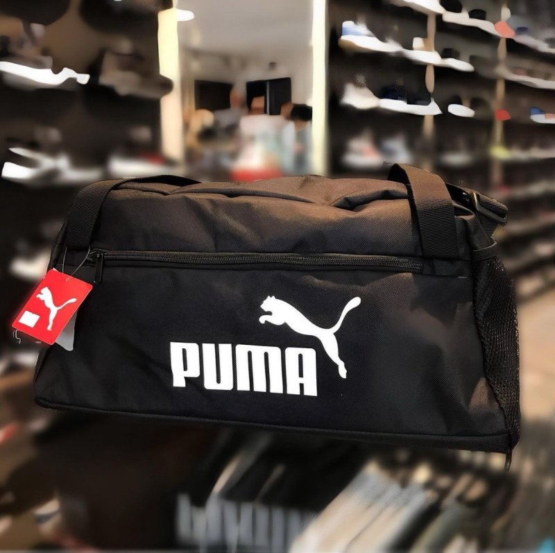 Mala Puma Phase Small Sports Preta com Frete Grátis