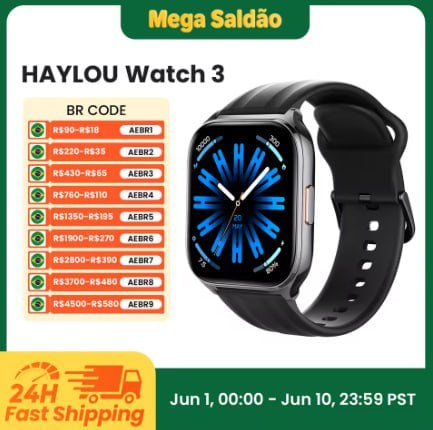 HAYLOU Watch 3 Smartwatch 1.85" AMOLED