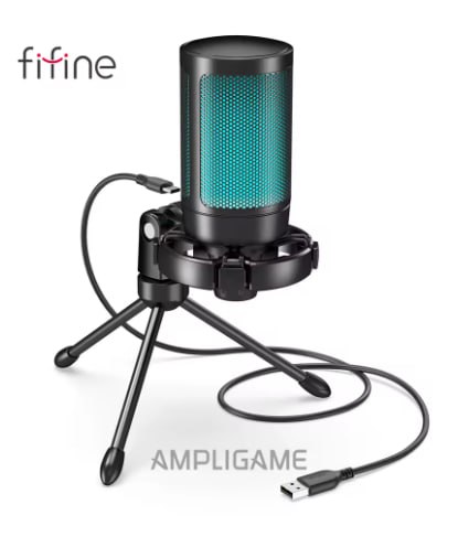 Microfone Fifine Ampligame A2 (BRANCO)