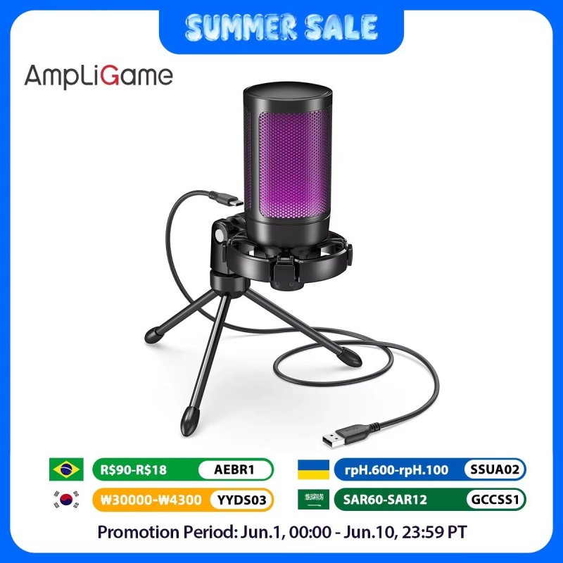 Microfone Fifine Ampligame A2