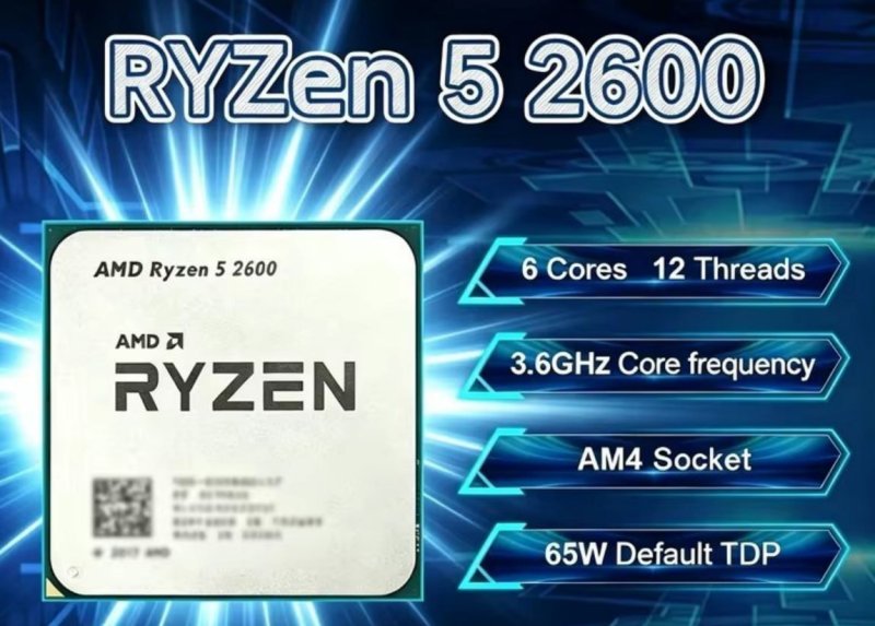 Ryzen 5 2600 6/12