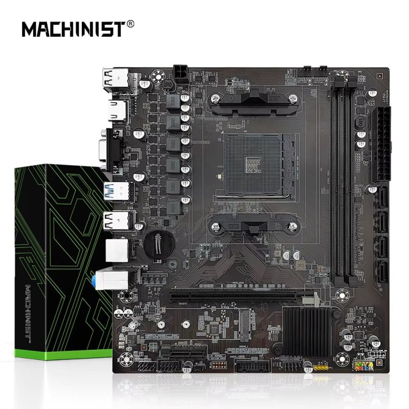 Placa mãe MACHINIST B450M AM4