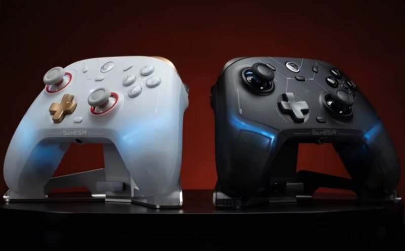 Controle Sem Fio GameSir Cyclone 2 Analógicos TMR Magnéticos Gatilhos Hall Effect 1000Hz + Dock de carregamento