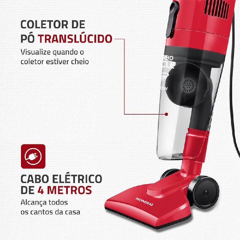 Aspirador Mondial Turbo Cycle 1100W 220V