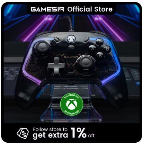Controle GameSir Kaleid Flux para PC e XBOX