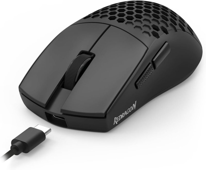 Mouse Gamer Redragon Astrolabe Lite Preto PAW3313