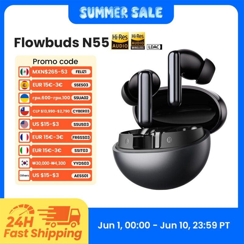 Fone HAYLOU Flowbuds N55