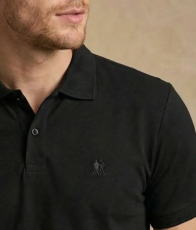 Polo Piquet com Botão Polo Wear