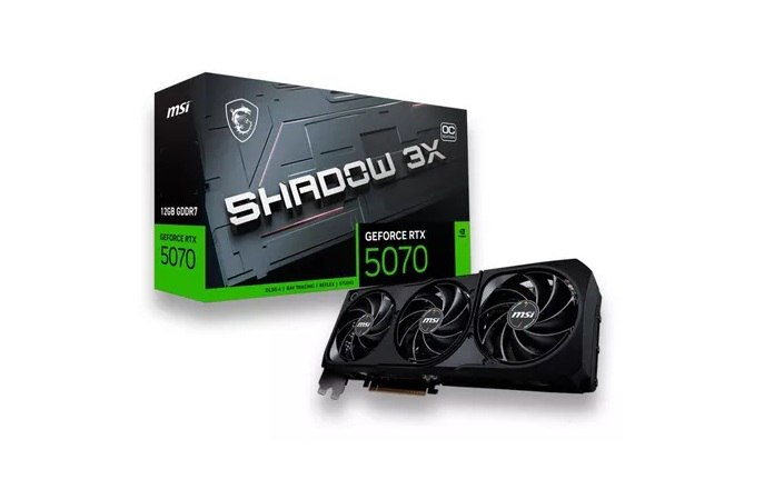 Placa de Vídeo NVIDIA GeForce MSI RTX5070 12GB GDDR7
