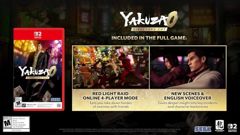 Yakuza 0 - Director's Cut - Nintendo Switch